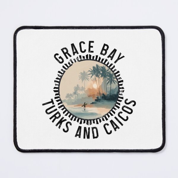 Item preview, Grace Bay - Turks and Caicos (with Black Lettering) designed and sold by VelvetRoom.