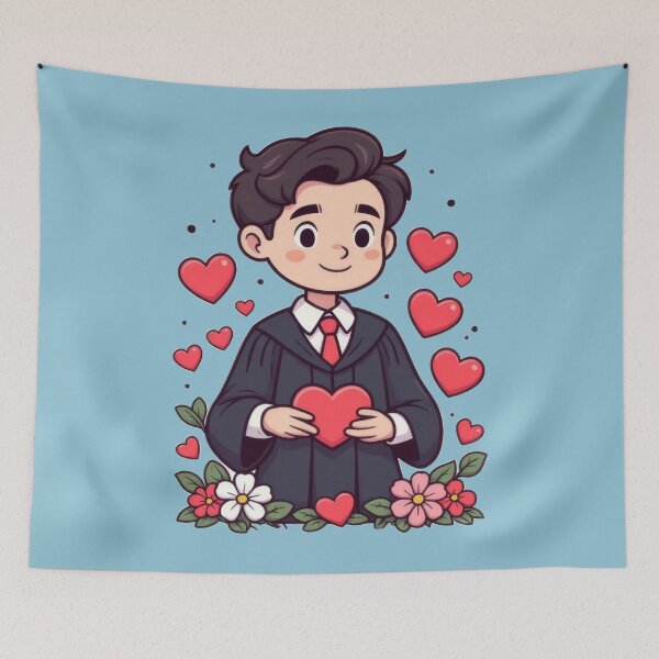 Item preview, Young love gives away his heart designed and sold by Mianku | Für das Leben.