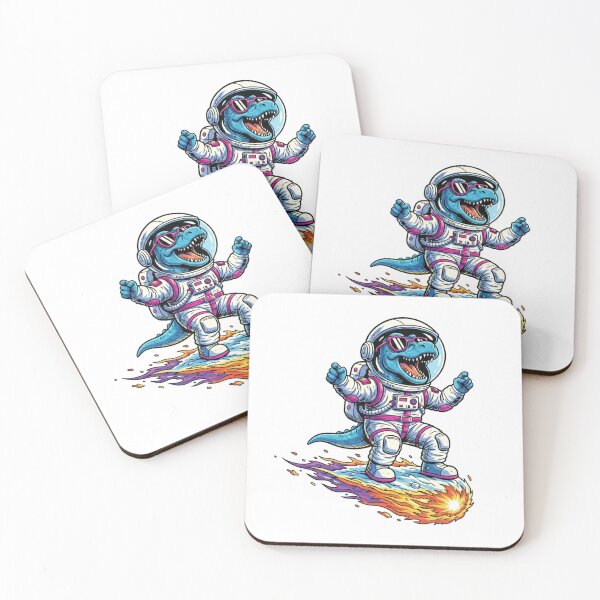 Item preview, Spinosaurus Astronaut Surfing Comet Space Funny Dino designed and sold by Chaoscience.