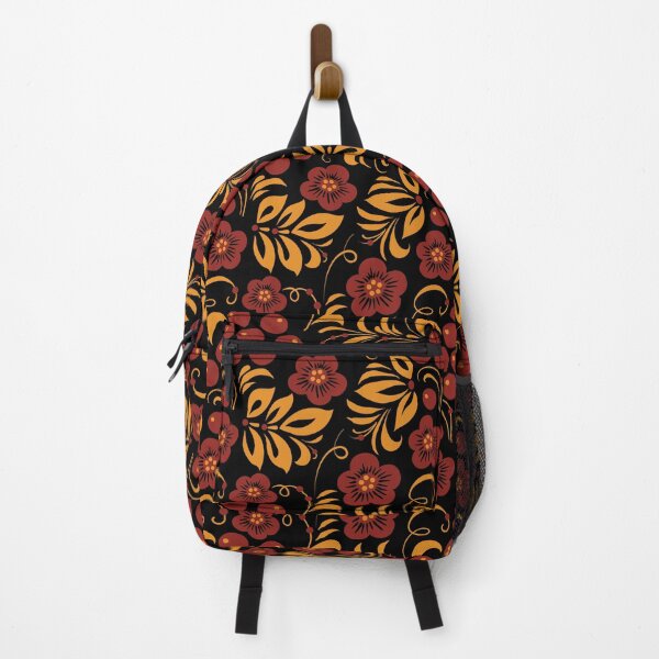 Item preview, Slavic Folk Floral Pattern in Khokhloma Style designed and sold by Deepness2023.