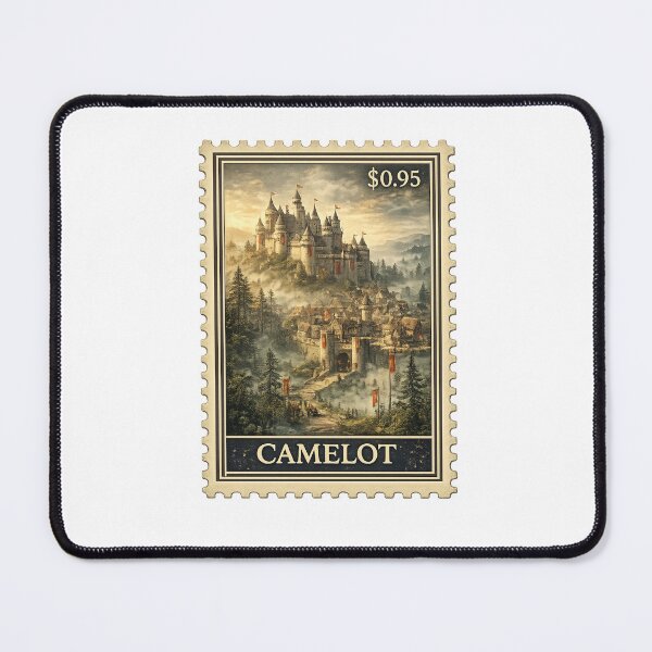 Item preview, Camelot Stamp Sticker  designed and sold by ouatisworld.
