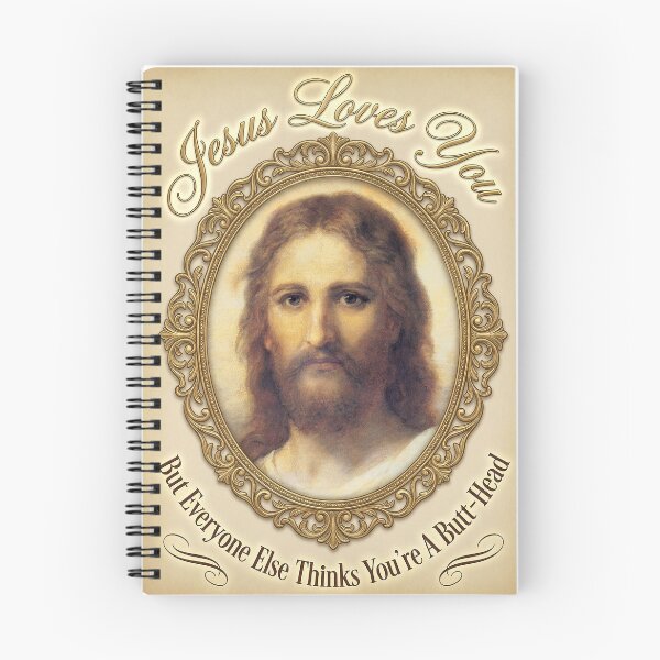 Item preview, Jesus Loves You... But Everyone Else Thinks You're a Butt-Head designed and sold by graficsfx.