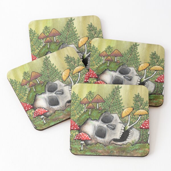 Item preview, Mushroom Skull designed and sold by ShandraJade.