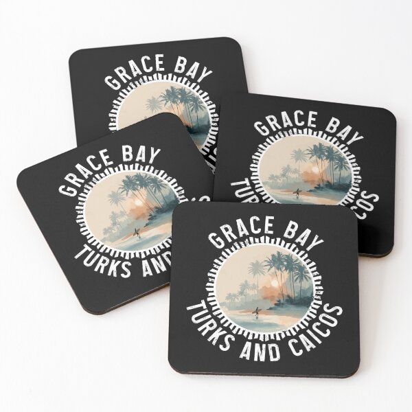 Item preview, Grace Bay - Turks and Caicos (with White Lettering) designed and sold by VelvetRoom.