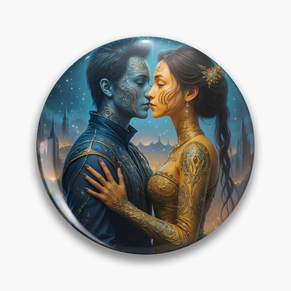 Item preview, Embraces in golden splendor designed and sold by KunstGeist.