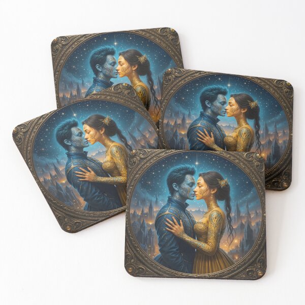 Item preview, Embraces in golden splendor designed and sold by KunstGeist.