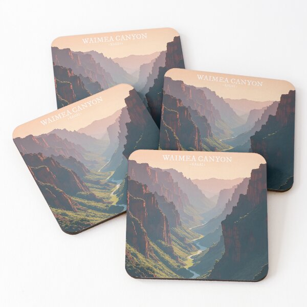 Item preview, Waimea Canyon Hawaii Illustration designed and sold by wildexperience.