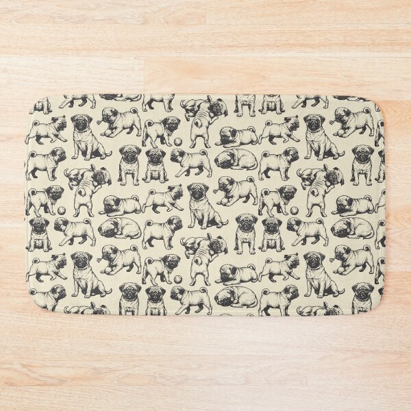 Item preview, Pug Puppies Set Vintage Playful Dog Mom  designed and sold by Y-Vibes.