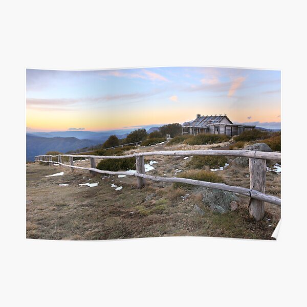 Craig's Hut, Mt Stirling, Australia Poster