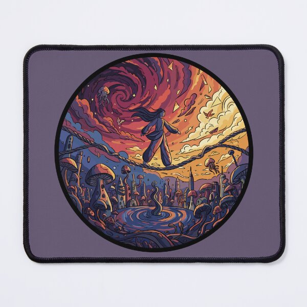 Item preview, Tightrope Walker | Surreal Balance Art Illustration designed and sold by MartynaKanik.