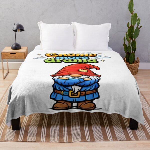 Item preview, Gnome More Drama – Funny Colorful Gnome Pun Art designed and sold by Moriarty's Digital Visions.