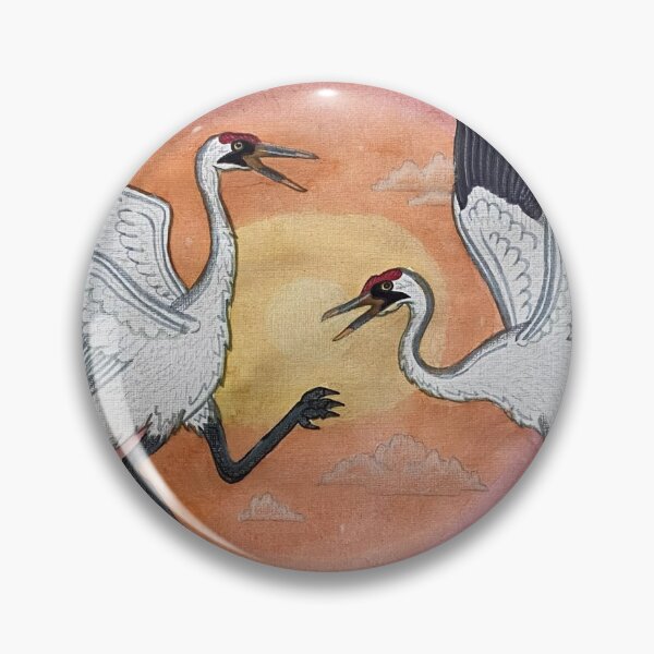 Item preview, Whooping Crane Sunset Waltz designed and sold by Everix's Studio.