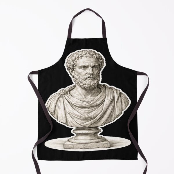 Item preview, Antique Philosopher Bust Engraving – Gift for Book Lovers • Dark Academia Classical Art designed and sold by JacobKAurumhead.
