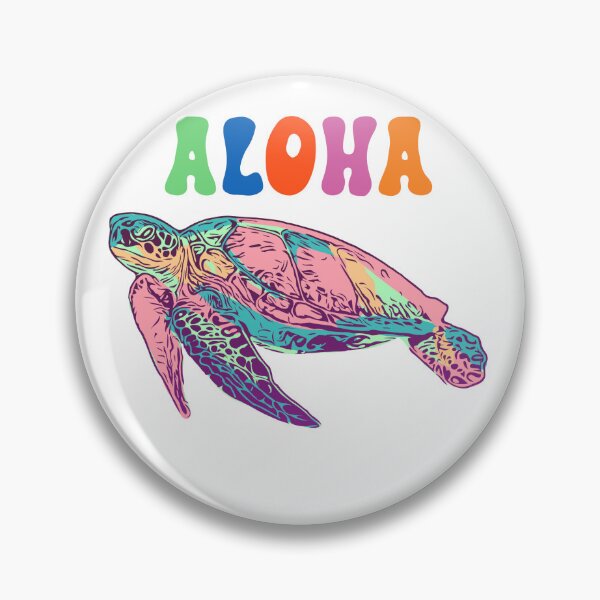 Item preview, Aloha sea turtle colorful  designed and sold by CherryBlossom444.