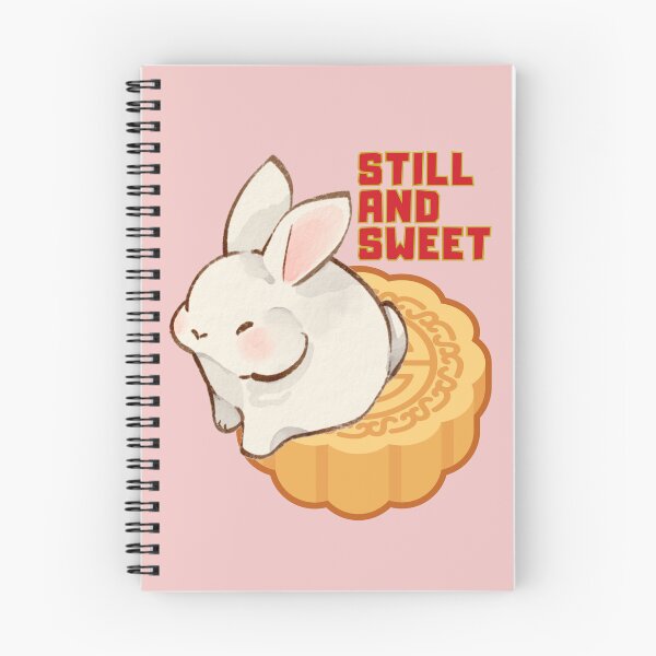 Item preview, Still and Sweet, White Bunny on Chinese Cake Illustration designed and sold by UUniqueIImprint.