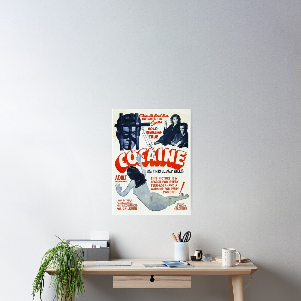 Cocaine Vintage Ad Poster