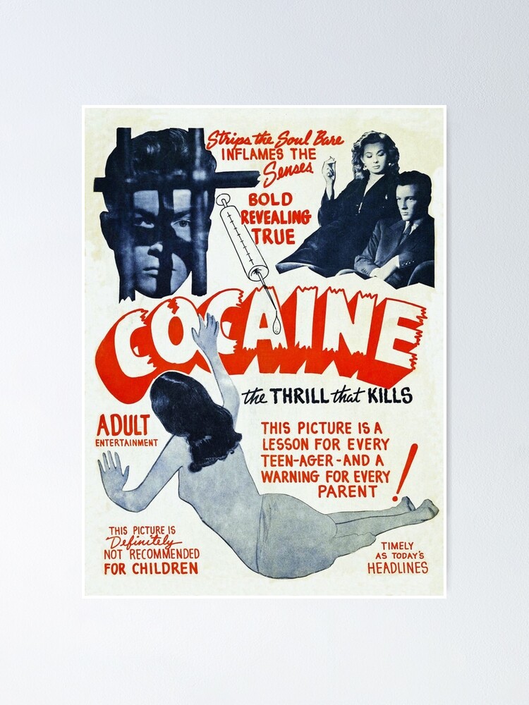 Alternate view of Cocaine Vintage Ad Poster