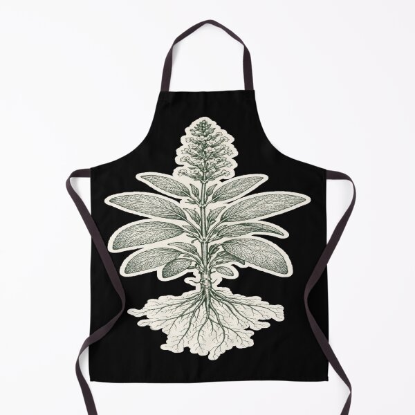 Item preview, Antique Botanical Sage Engraving – Gift for Book Lovers • Dark Academia Herbal Art designed and sold by JacobKAurumhead.