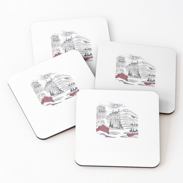 Item preview, The moon peeks over the castle designed and sold by ArteMalva.