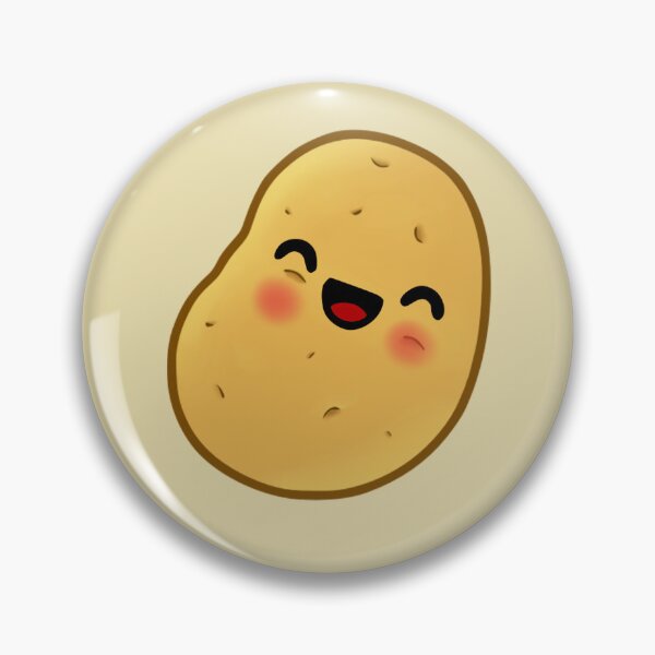 Item preview, Cute Happy Potato - Kawaii Vegetable designed and sold by AlexAnewArt.