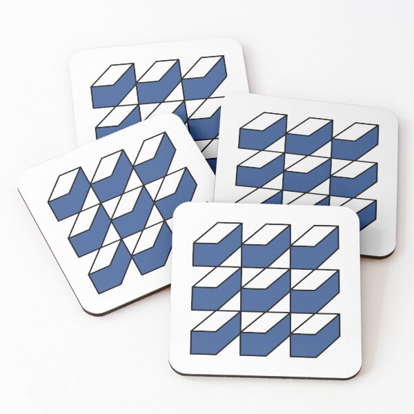 Item preview, Geometric Boxes Geometry Illusion  designed and sold by Lumiere-Art.