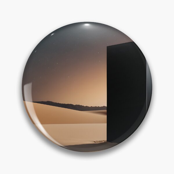 Item preview, Black monolith in the desert at dusk designed and sold by Dav-ttb.
