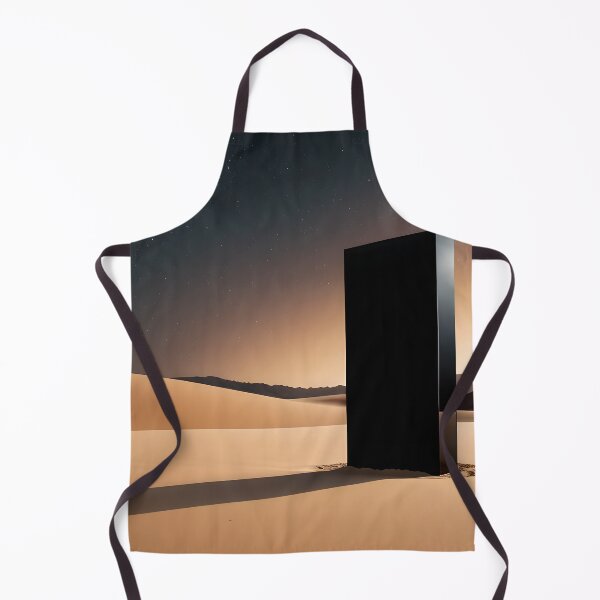 Item preview, Black monolith in the desert at dusk designed and sold by Dav-ttb.