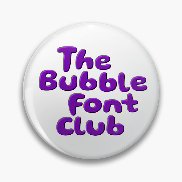 Item preview, The Bubble Font Club bubble font design on white designed and sold by JRDoesDesign-82.