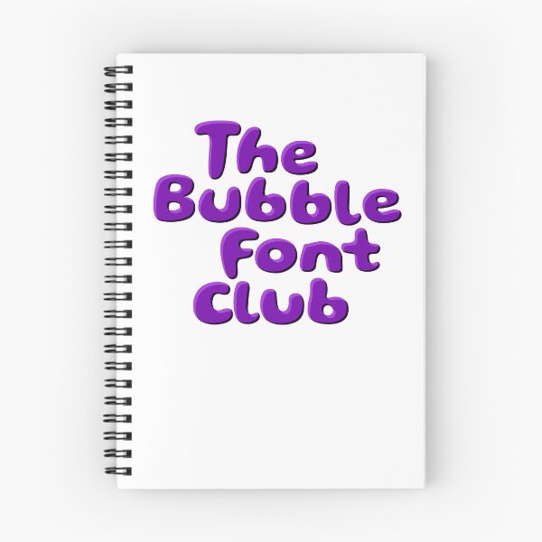 Item preview, The Bubble Font Club bubble font design on white designed and sold by JRDoesDesign-82.