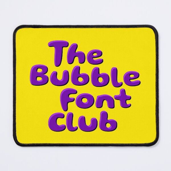 Item preview, The Bubble Font Club bubble font design on white designed and sold by JRDoesDesign-82.