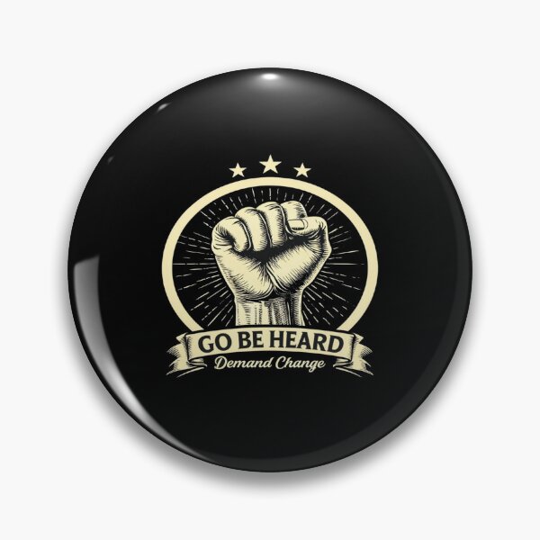 Item preview, Empowerment Fist Activism Poster – Go Be Heard, Demand Change, Protest Art for Bold Voices designed and sold by Bright Nest Studio.