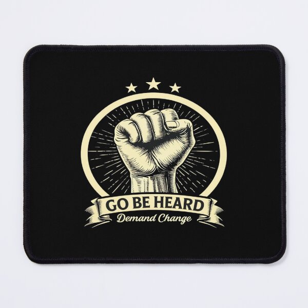 Item preview, Empowerment Fist Activism Poster – Go Be Heard, Demand Change, Protest Art for Bold Voices designed and sold by Bright Nest Studio.