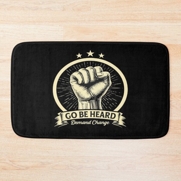 Item preview, Empowerment Fist Activism Poster – Go Be Heard, Demand Change, Protest Art for Bold Voices designed and sold by Bright Nest Studio.