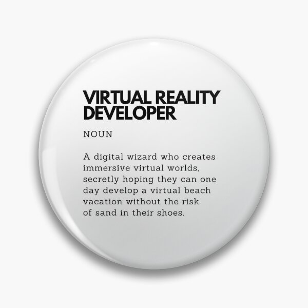 Item preview, Virtual Reality Developer Definition - Funny Gift for VR Programmer & Tech Enthusiast designed and sold by PakoArtStudio.
