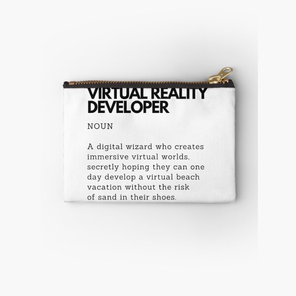 Item preview, Virtual Reality Developer Definition - Funny Gift for VR Programmer & Tech Enthusiast designed and sold by PakoArtStudio.