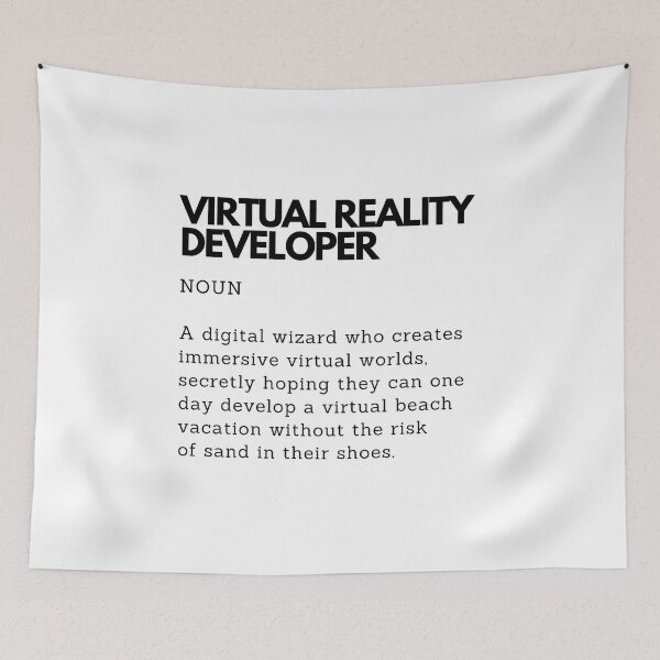 Item preview, Virtual Reality Developer Definition - Funny Gift for VR Programmer & Tech Enthusiast designed and sold by PakoArtStudio.