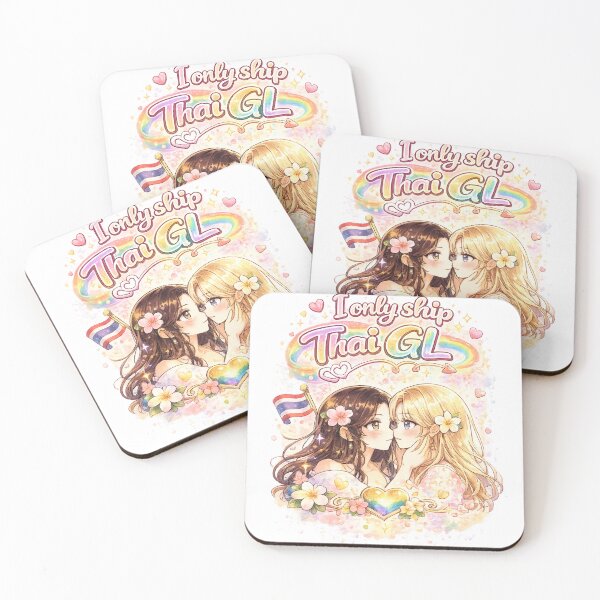 Item preview, I Only Ship Thai GL – Kawaii Pride Yuri Fandom Design designed and sold by Item Geeks.