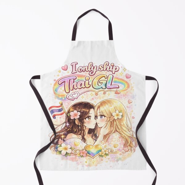 Item preview, I Only Ship Thai GL – Kawaii Pride Yuri Fandom Design designed and sold by Item Geeks.