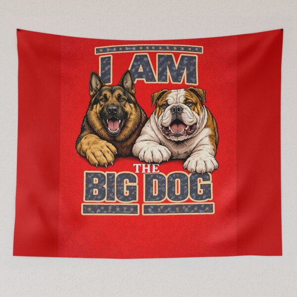 Item preview, I Am The Big Dog – Brothers Edition designed and sold by KingOfDogs.