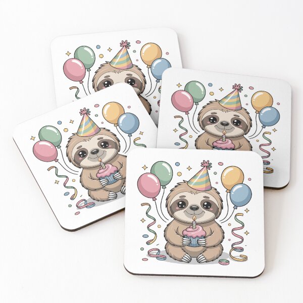 Item preview, Birthday Sloth designed and sold by jkrphoto.