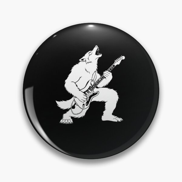 Item preview, Rock Music Wolf Guitarist designed and sold by salmzouriart.