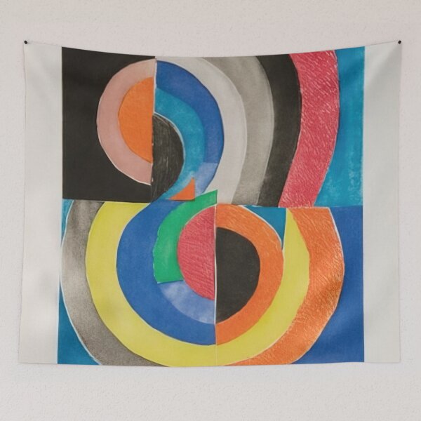 Item preview, ABSTRACT COMPOSITION WITH SEMICIRCLES By Sonia Delaunay designed and sold by erinkavanagh.