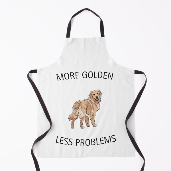 Item preview, More Golden Less Problems – Funny Golden Retriever Dog Lover Design designed and sold by HubCreates.