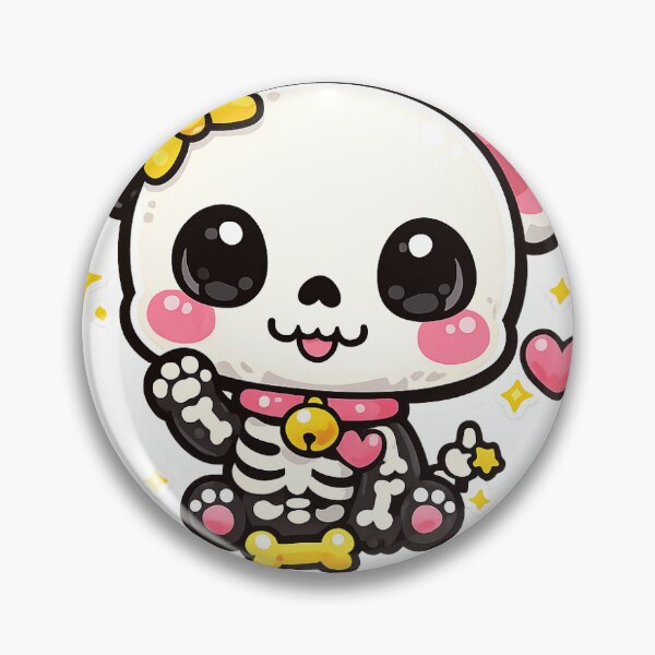 Item preview, Kawaii Dog Skeleton designed and sold by karenjlb.