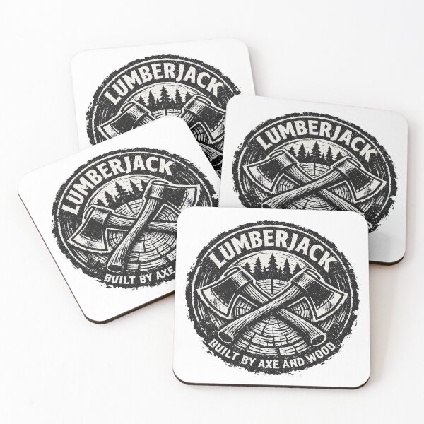 Item preview, Lumberjack Axe Emblem – Vintage Woodcut Forest Design designed and sold by YooriDare.