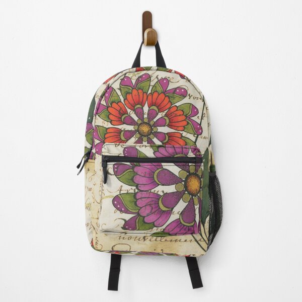 Item preview, flowers on a vintage note designed and sold by Kelly Ryan Rhoades.