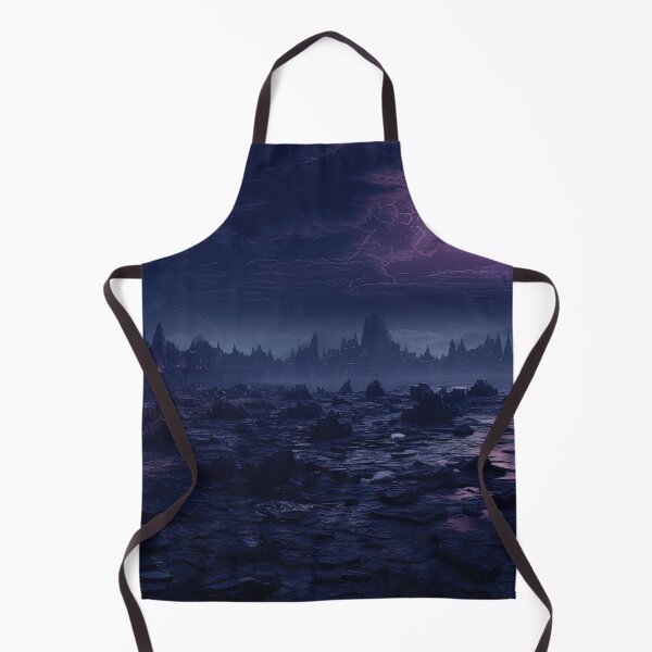 Item preview, Eerie Moonlit Landscape with Ruins designed and sold by Grimwald-Art.