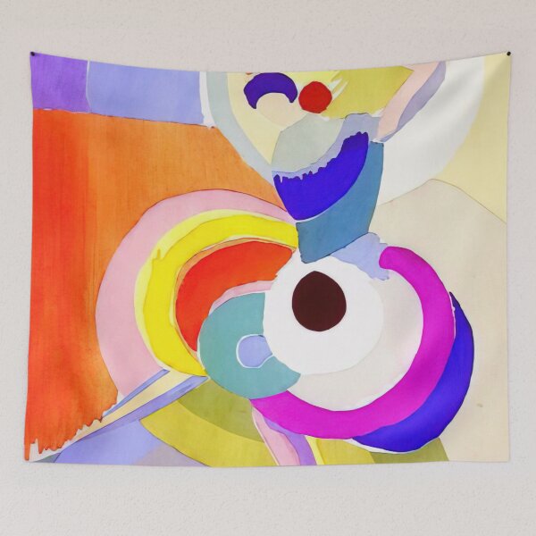 Item preview, FLAMENCO DANCER By Sonia Delaunay designed and sold by erinkavanagh.