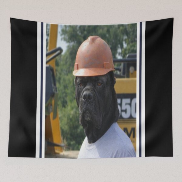 Item preview, hard hat dog designed and sold by KingOfDogs.
