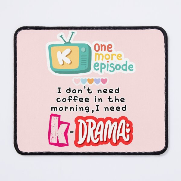Item preview, K-Drama Fan Sticker – Funny Korean Drama Saying designed and sold by mycreastyle.